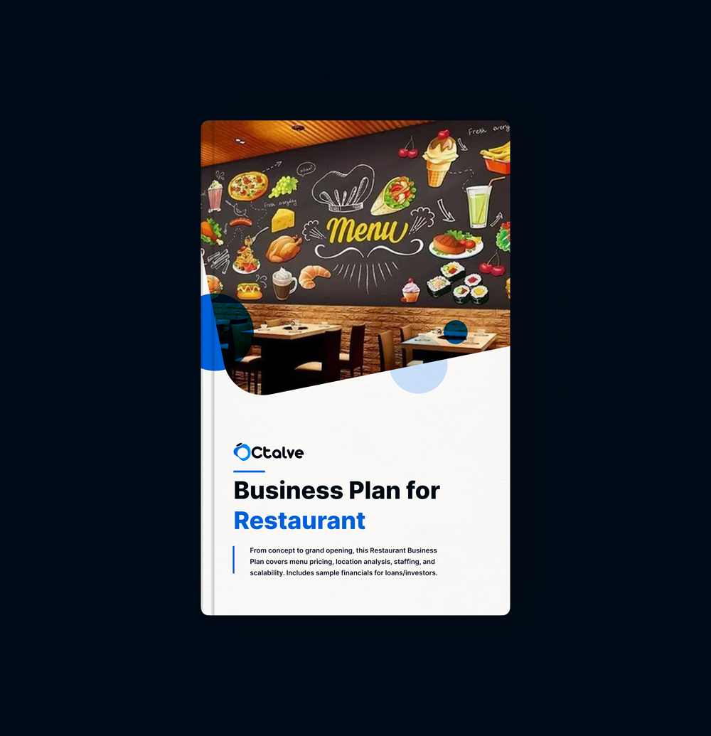 Food Business plan with 3 years financial projection Octalve™ Octalve #Consult | Octalve #Leap | Octalve #Lab we are Igniting business growth through expert consulting and innovative solutions.